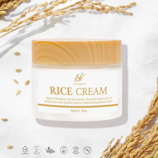 Rice Facial Cream – Brightening & Moisturizing Glow Cream