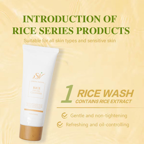 Rice Facial Cleanser – Brightening & Nourishing Daily Wash