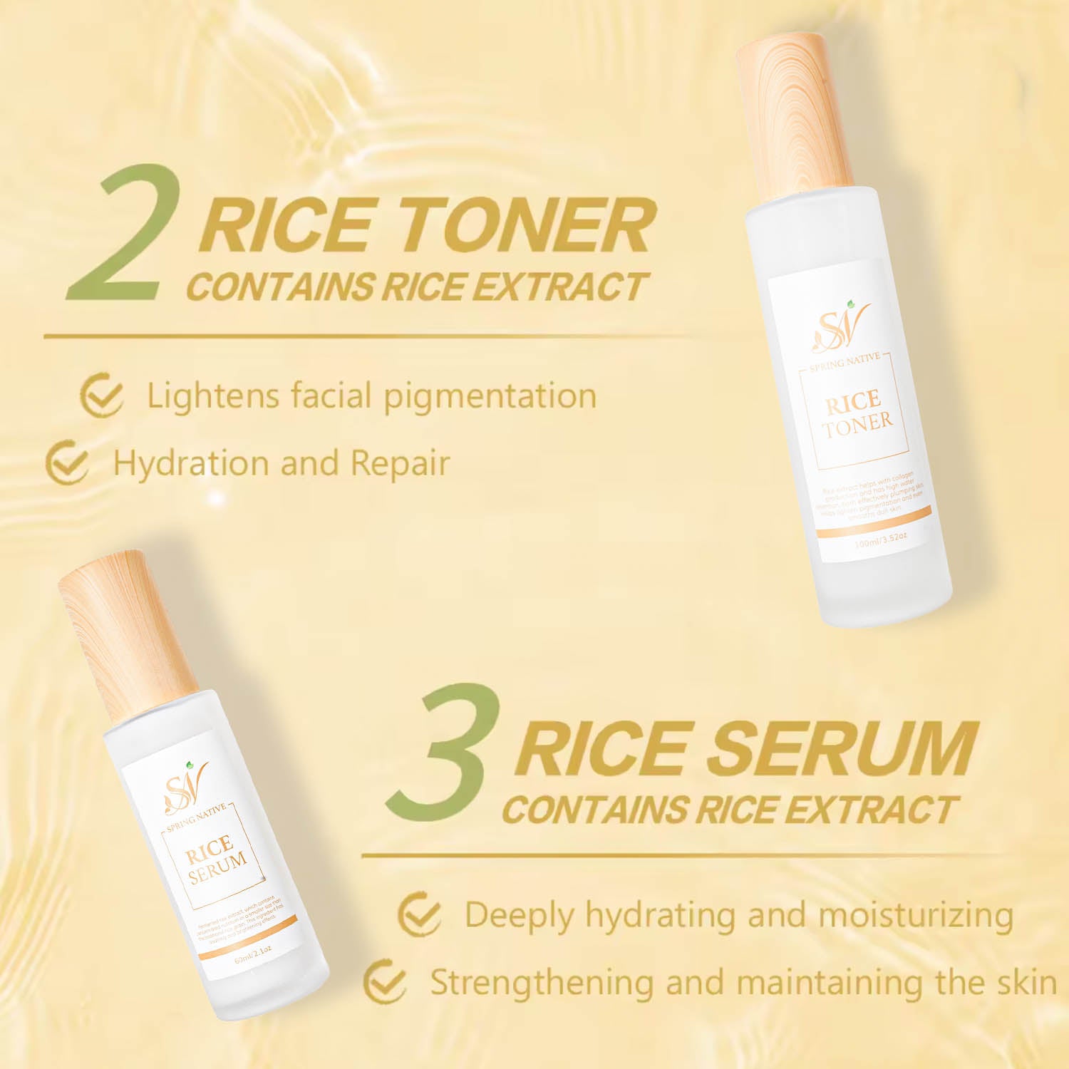 Rice Facial Serum – Brightening & Hydrating Glow Booster