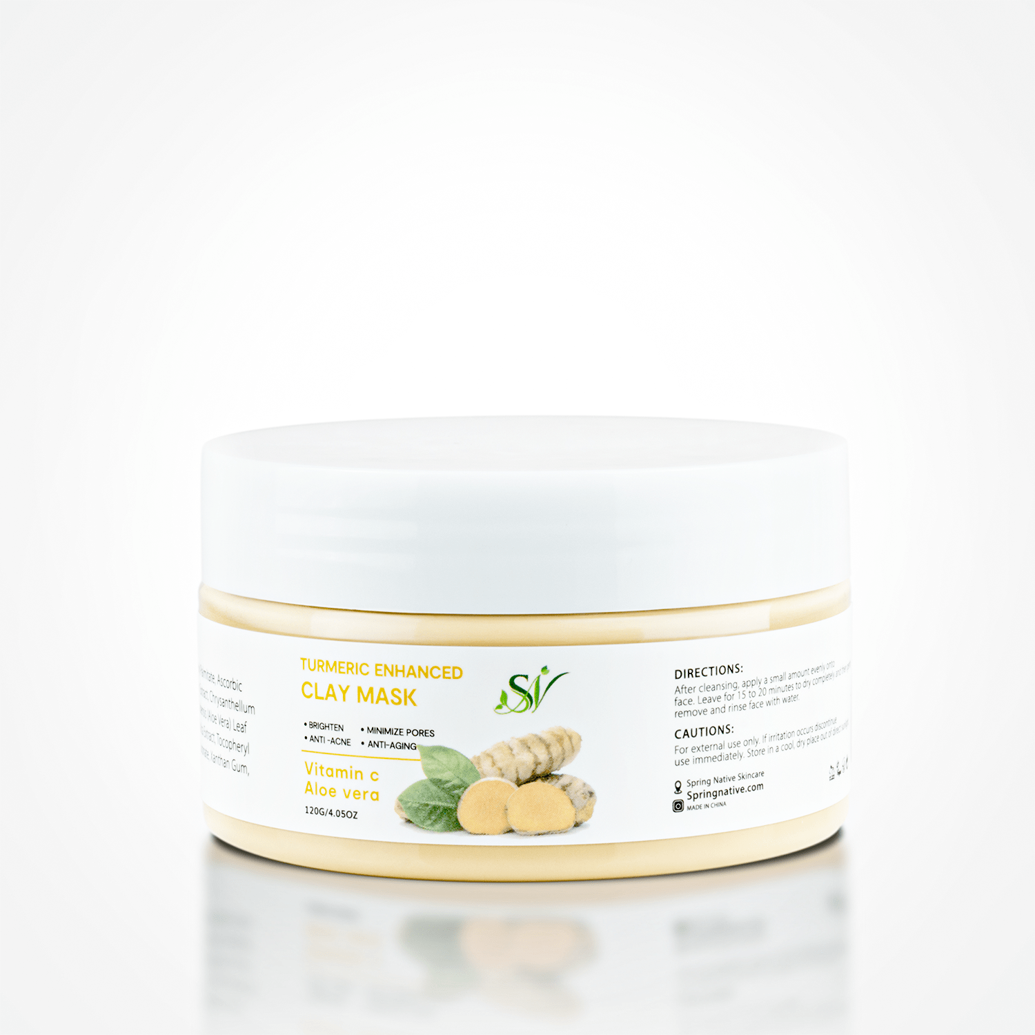 Turmeric Clay Mask – Purifying & Brightening Treatment