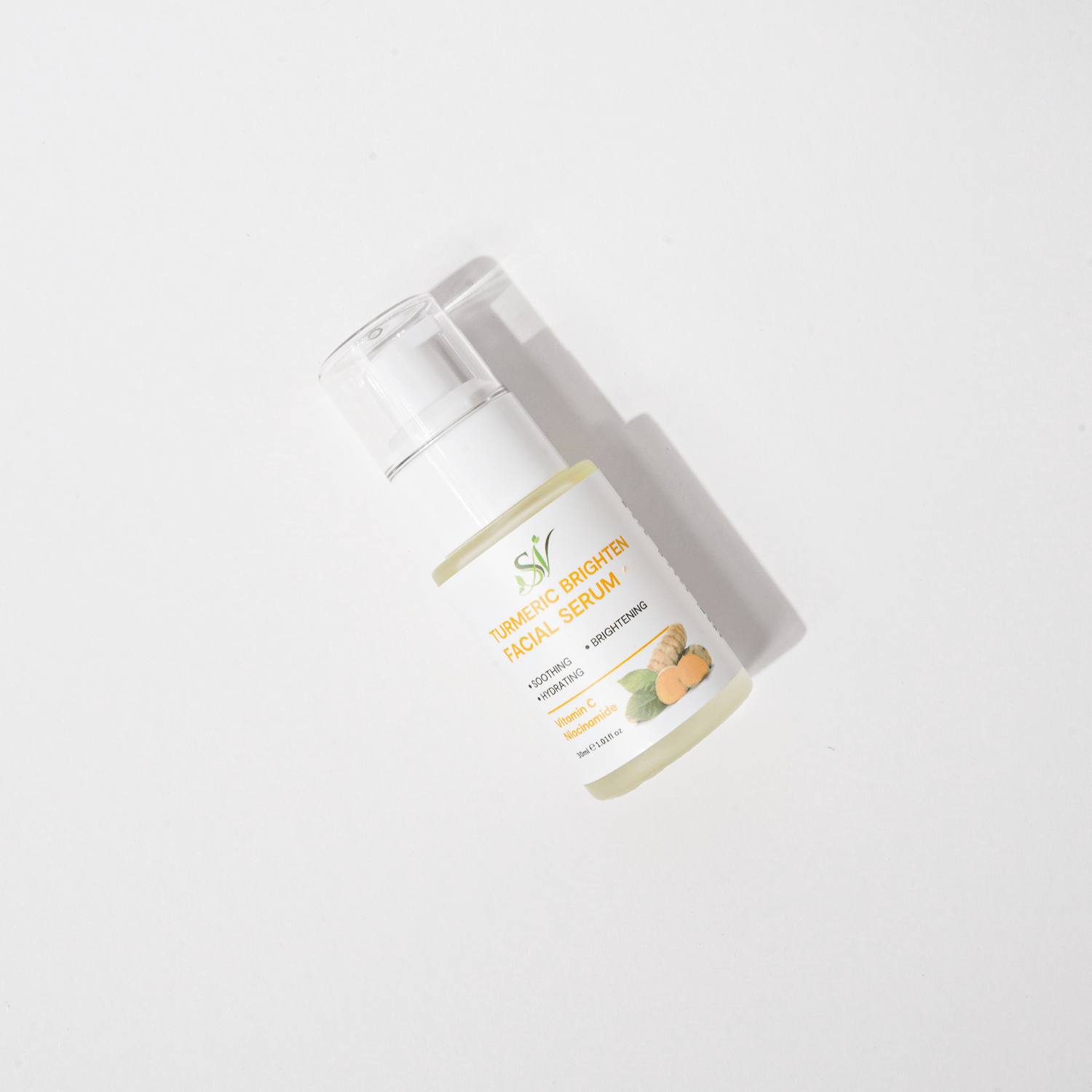 Spring Native Turmeric Facial Serum - Hydrating, Nourishing, Anti-Oxidant Boost for Radiant, Youthful-Looking Skin